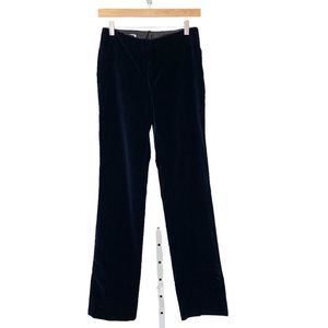 Jil Sander Velvet Straight Leg Minimalist Trouser